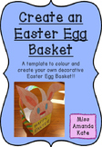 Easter Egg Basket Template