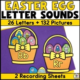 Easter Beginning Sounds Activity - April Letter Sound Reco