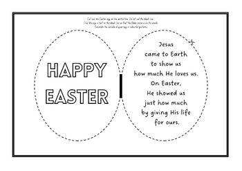 Easter Egg Cards Craft with Bible Verses by Fuelled by Curiosity