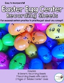 Easter Egg Center Recording Sheets