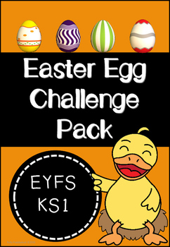 Preview of Easter Egg Challenge Activity Pack