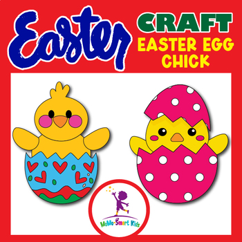 Preview of Easter Egg Chick Craft - Fun & Easy Spring Activity for Kids | March Creativity
