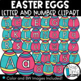 Easter Egg Clipart Letters Numbers Clipart {Alphabet Clipa