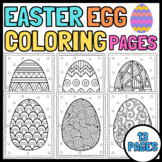 Easter Egg Coloring Pages |  Easter coloring pages | Easte
