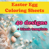 Easter Egg Coloring Sheets | Fun and Educational Spring Crafts