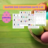 Easter Egg Counting Mats 1-10