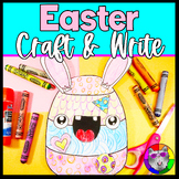 Easter Egg Craft and Writing Prompt Worksheets