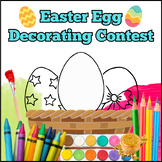 Easter Egg Decorating or Coloring Contest w/ Family Letter