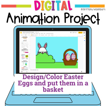 Easter Egg Digital Animation Project by Brittany Washburn | TPT