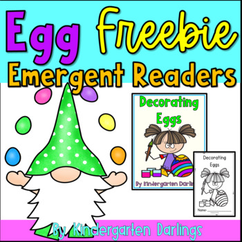 Preview of Easter Egg Emergent Reader Flash Freebie