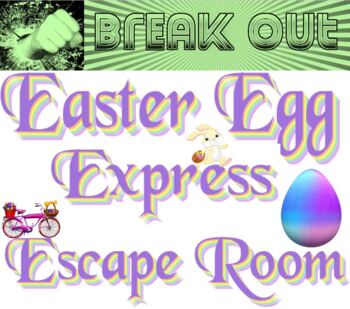 Preview of Easter Egg Express digital escape room for young mathematicians