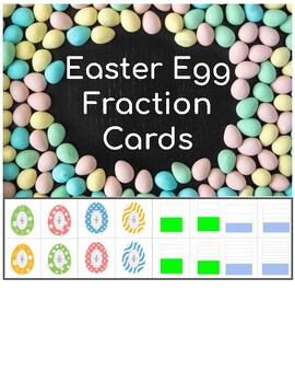 Preview of Easter Egg Fraction Cards