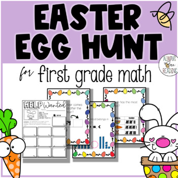 Preview of Easter Egg Hunt - 1st Grade Math