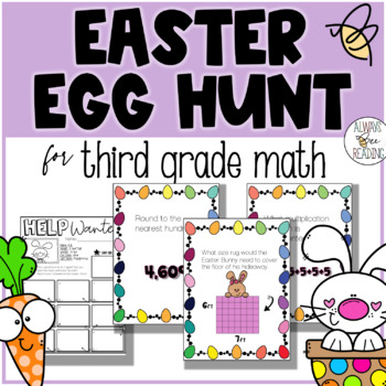 Preview of Easter Egg Hunt - 3rd Grade Math