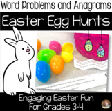 Easter Egg Hunt - Anagrams and Word Problems (2 Egg Hunts 