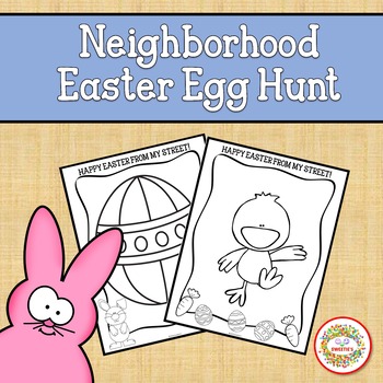 Preview of Easter Egg Hunt Distance Learning Social Distance