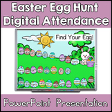 Easter Egg Hunt Editable Digital Attendance PowerPoint Pre