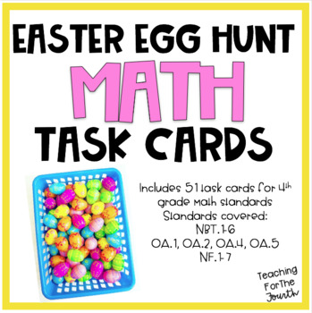 Preview of Easter Egg Hunt Math Task Cards