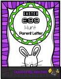 Easter Egg Hunt Parent Letter