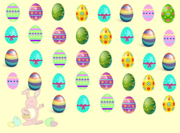 Preview of Easter Egg Hunt Rhythm Game - Ta, TiTi, Shh
