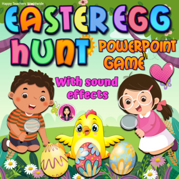 Preview of Easter Egg Hunt SIGHT WORDS Powerpoint Game