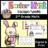 Easter Egg Hunt Spring 2nd Grade Math Place Value Escape R