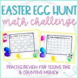 Easter Egg Hunts for Telling Time & Counting Money