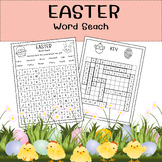 Easter Egg Hunt Word Search Puzzle and Answer Key