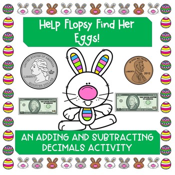 Preview of Easter Egg Hunt with Adding and Subtracting Decimals