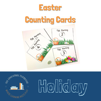 Preview of Easter Egg Hunting Counting Cards