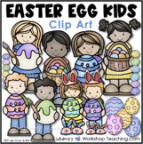 Easter Egg Kids Clip Art Collection