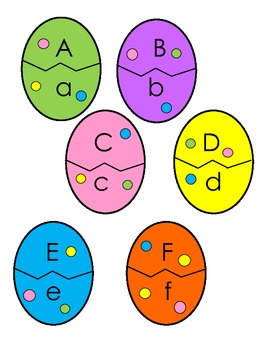 distance learning printable easter egg letter match by primary princess place