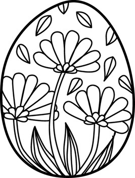 Easter Egg Mandalas Theme Coloring Book by Debbie Madson | TpT
