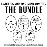 Easter Egg Matching Games: THE BUNDLE | Music Concepts Eas