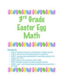 Preview of Easter Egg Math