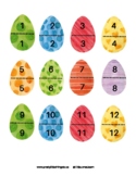 Easter Egg Math and Literacy -  Numbers and ABCs