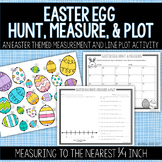 Easter Egg Measure & Line Plot Activity: Measuring to the 