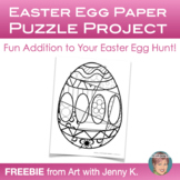 Easter Egg Paper Puzzle Project | Free Easter Activity