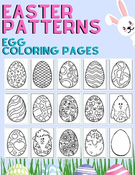 Easter Egg Patterns Coloring Pages - Easter Patterns - Fun Coloring Pages