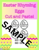 Easter Egg Rhyming-Cut and Paste