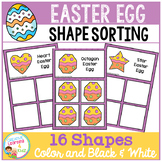 Shape Sorting Mats: Easter Egg