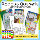 Easter Egg Sorting Abacus Baskets Numbers 0-20 Pre-K