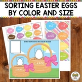 Preschool Sorting Easter Eggs Activity