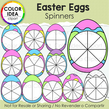 Preview of Easter Egg Spinners