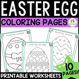 Easter Egg Spring Coloring Page | Easter Coloring Sheets S