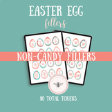 Easter Egg Tokens - Easter Egg Fillers - Reusable - Printable