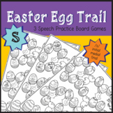 Easter Egg Trail Board Game - Speech Therapy: /s/ Sound