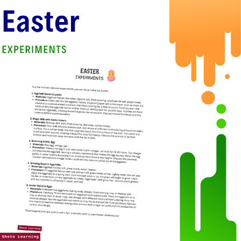 Preview of Easter Egg-stravaganza: 5 Fun Science Experiments for Kids