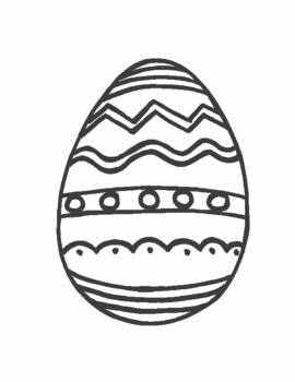 Preview of Easter Egg template