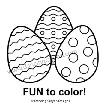 Easter Clip Art: 30 black and white Easter egg clipart | TpT
